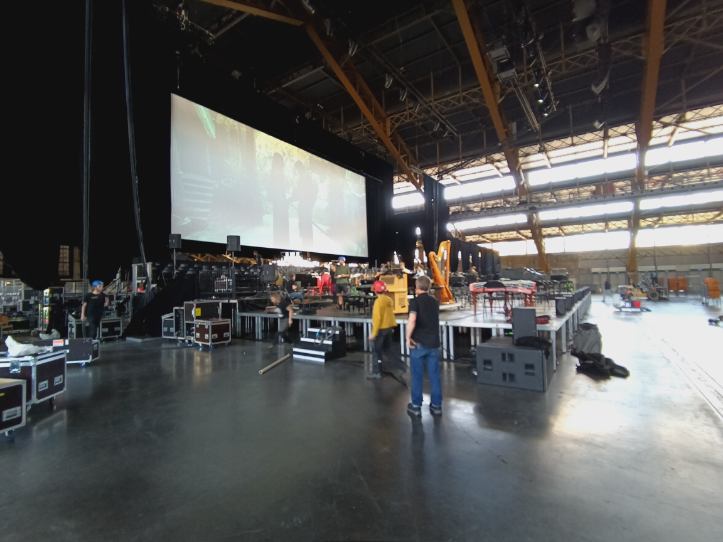 Rigging pour tournée, festival et concert en France, Rhône-Alpes, Lyon