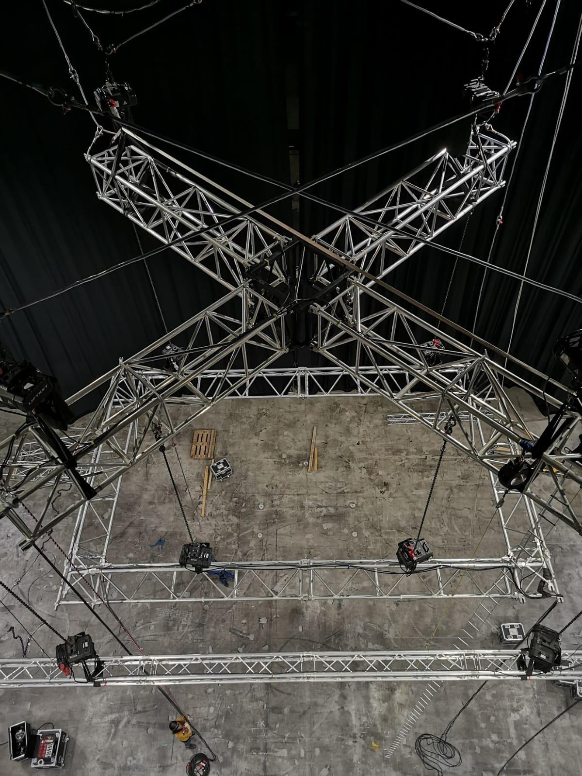 Rigging pour tournée, festival et concert en France, Rhône-Alpes, Lyon