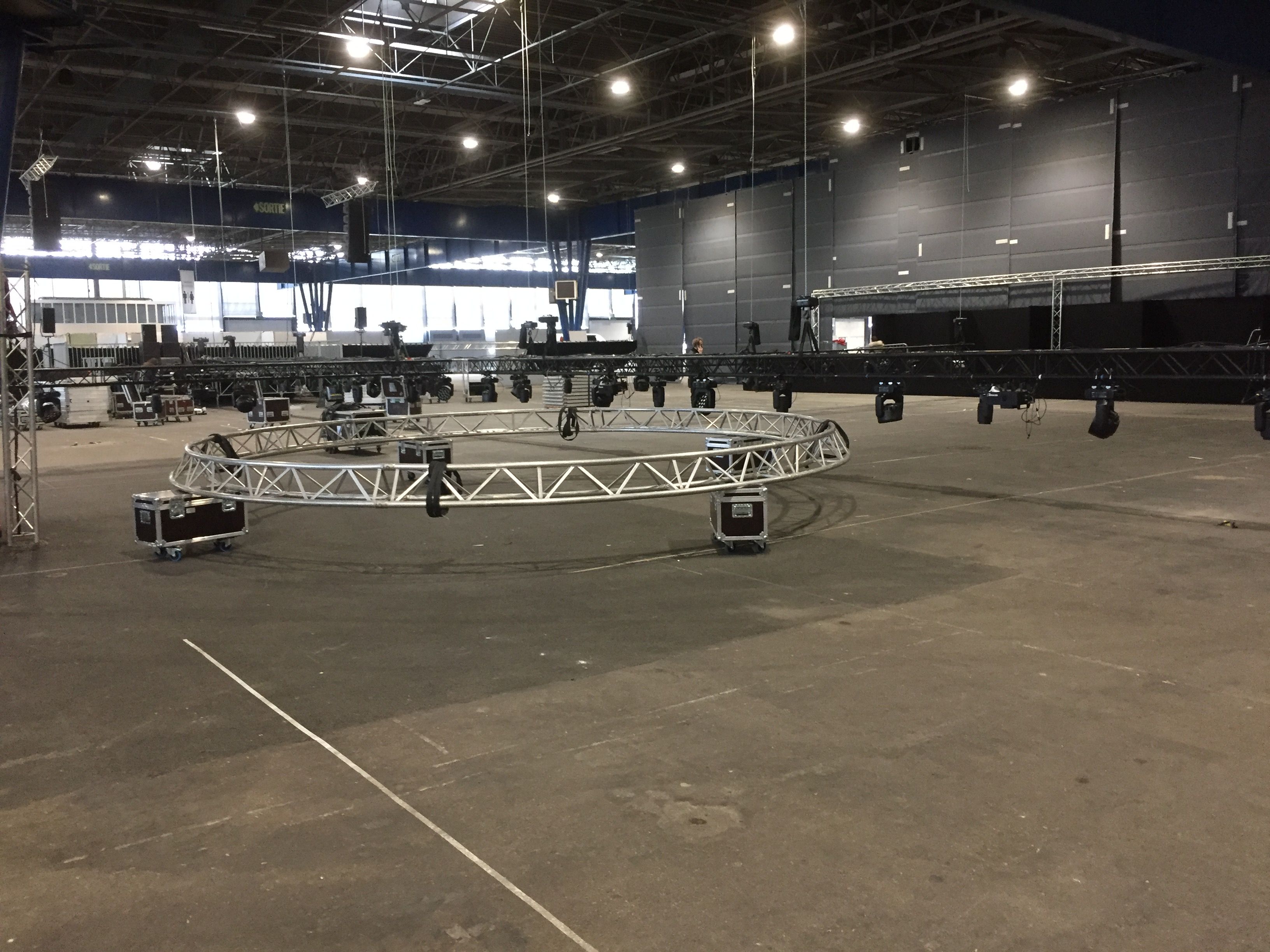 Rigging pour tournée, festival et concert en France, Rhône-Alpes, Lyon