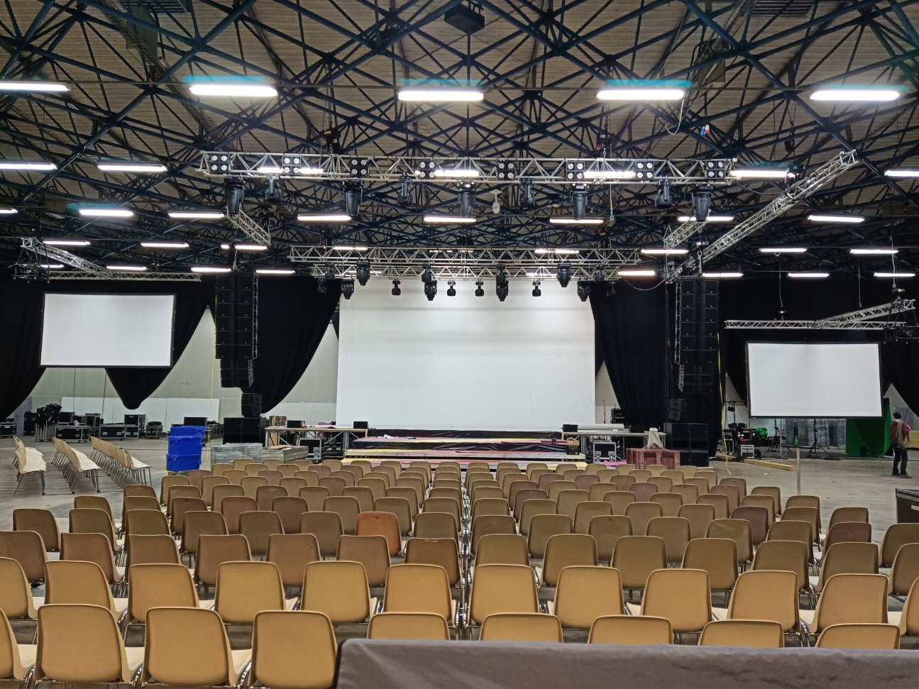 Rigging pour tournée, festival et concert en France, Rhône-Alpes, Lyon