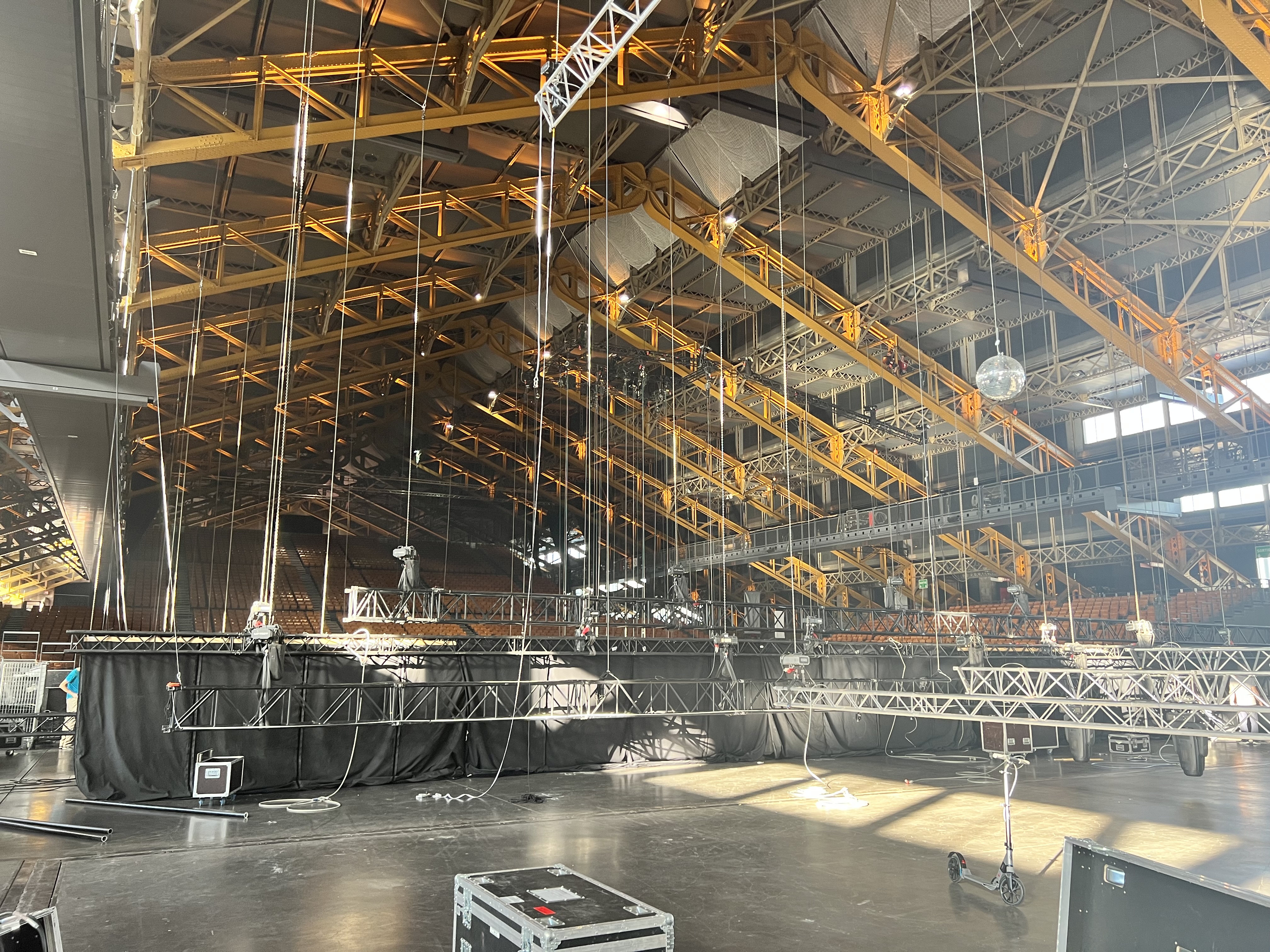 Rigging pour tournée, festival et concert en France, Rhône-Alpes, Lyon