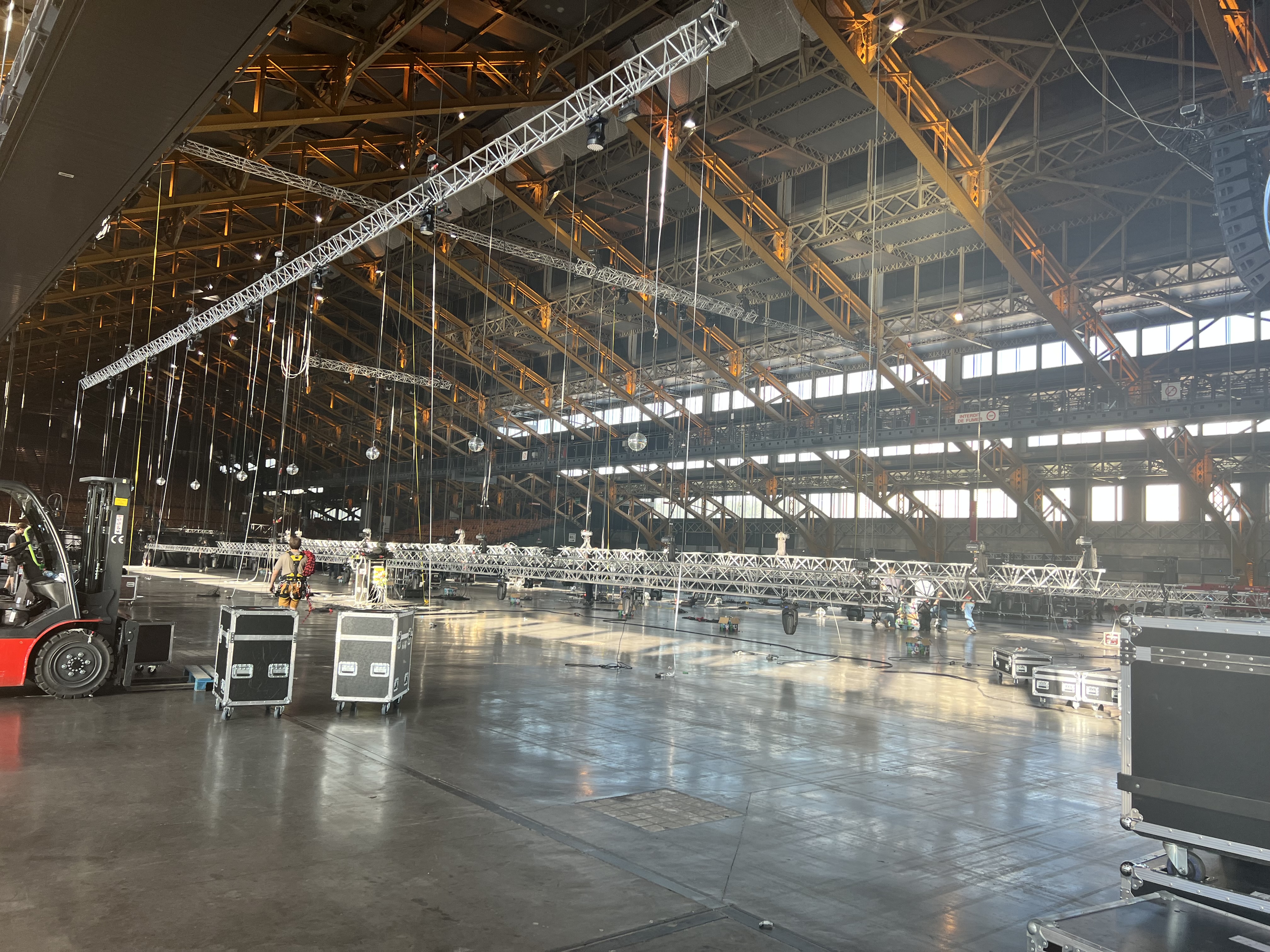 Rigging pour tournée, festival et concert en France, Rhône-Alpes, Lyon