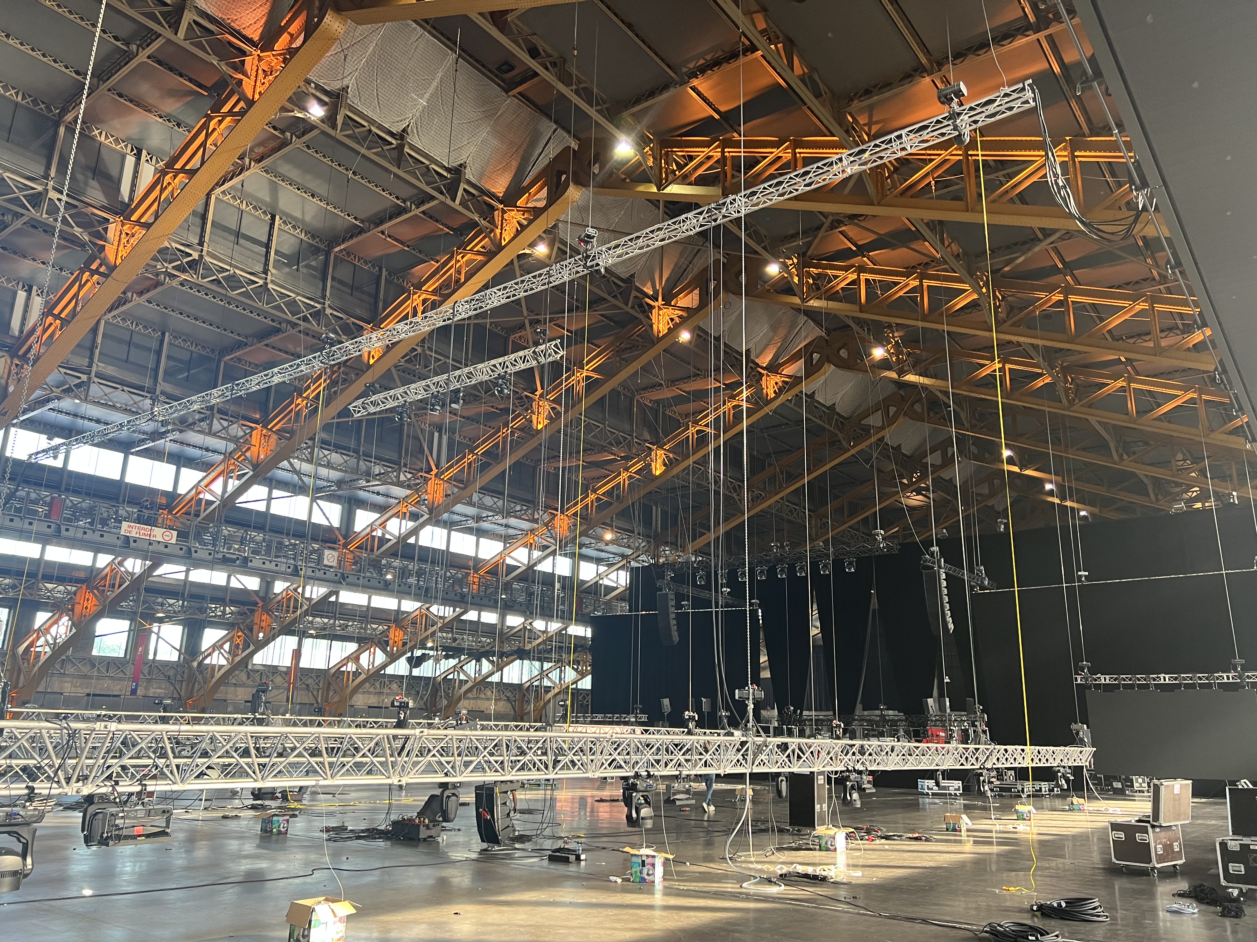 Rigging pour tournée, festival et concert en France, Rhône-Alpes, Lyon